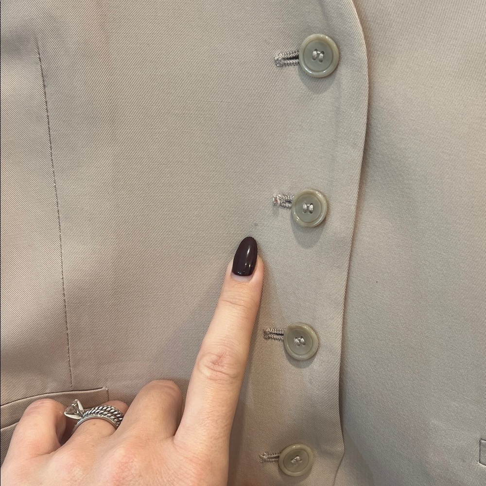 Taupe Zara vest - Picture 4 of 7